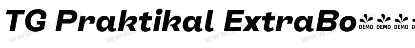 TG Praktikal ExtraBo字体转换